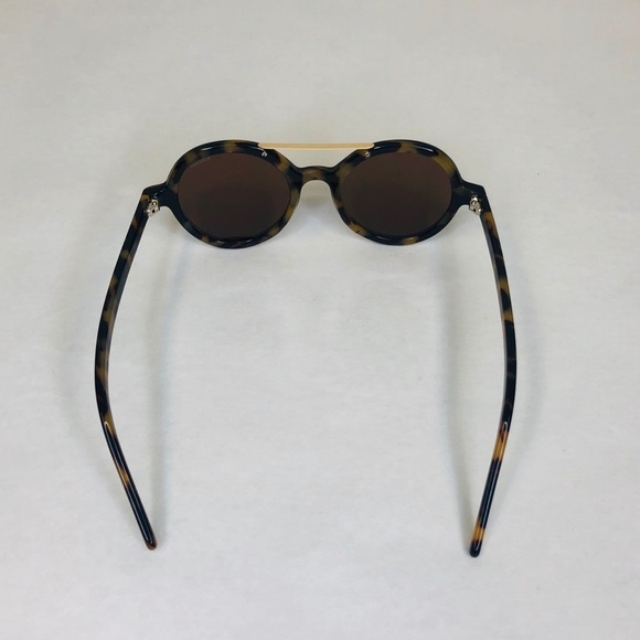 Vivien Tortoise Demi KOMONO Sunglasses 🕶 round brown gold - Picture 8 of 10